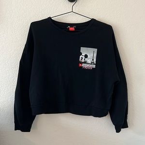 ZARA x DISNEY CROP SWEATSHIRT